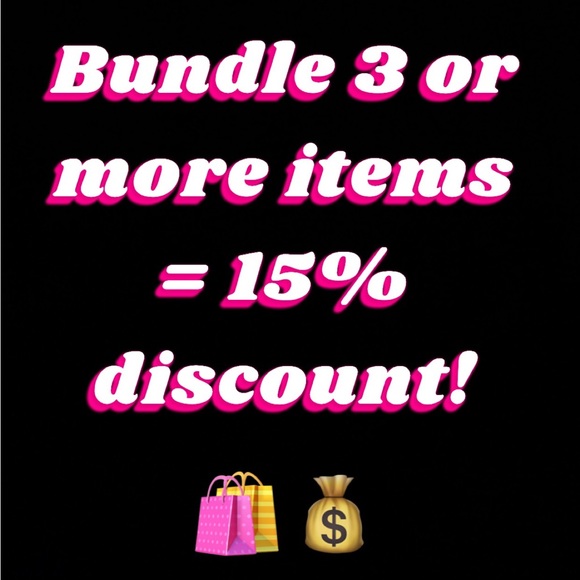 Bundle 3 or more items = 15% discount! - Picture 1 of 1